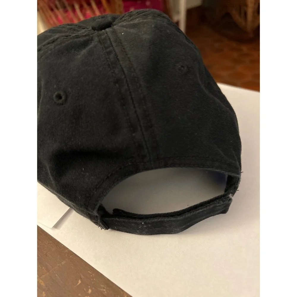 Willie Nelson Luck Texas 2022 Tour Hat Black Embroidered Otto Cap Baseball Hat